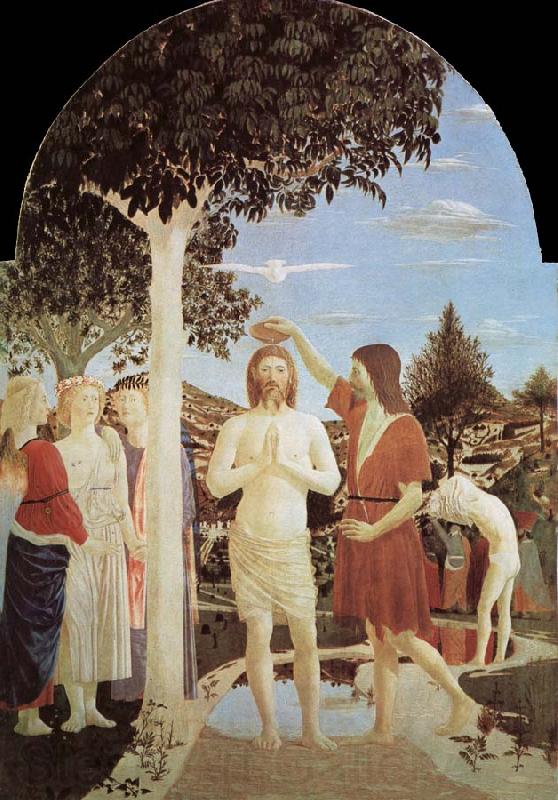 Piero della Francesca The Baptim of Christ Spain oil painting art